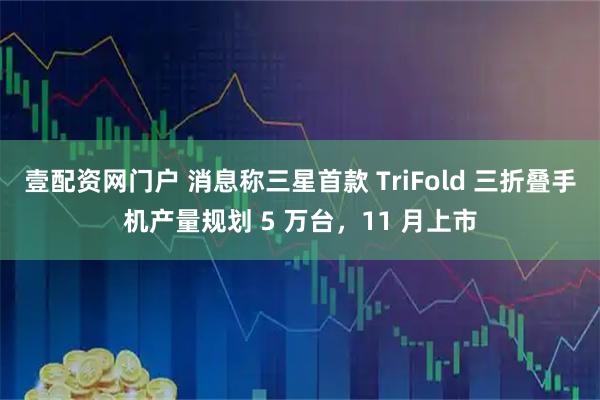 壹配资网门户 消息称三星首款 TriFold 三折叠手机产量规划 5 万台,11 月上市